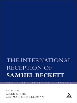 cover image of The International Reception of Samuel Beckett